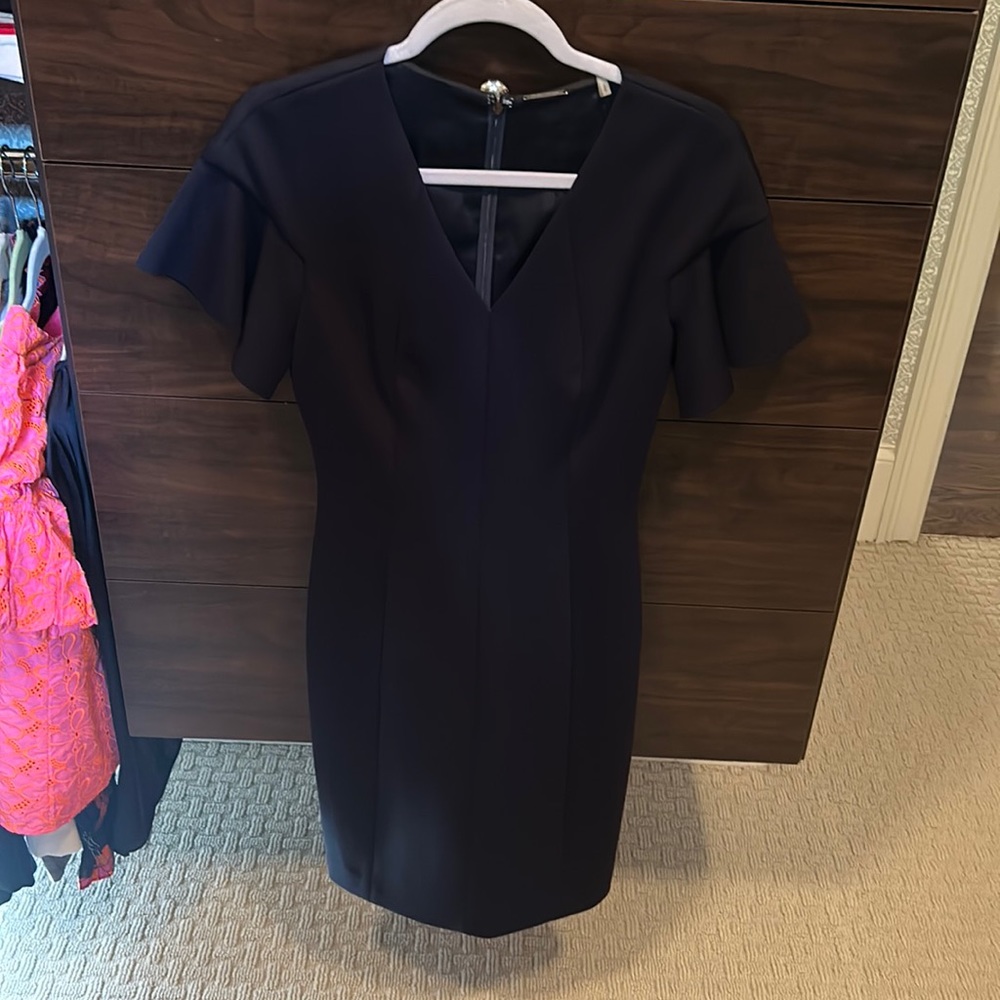 Brand new, Ellie Tahari dress, size 2, w tags. Navy